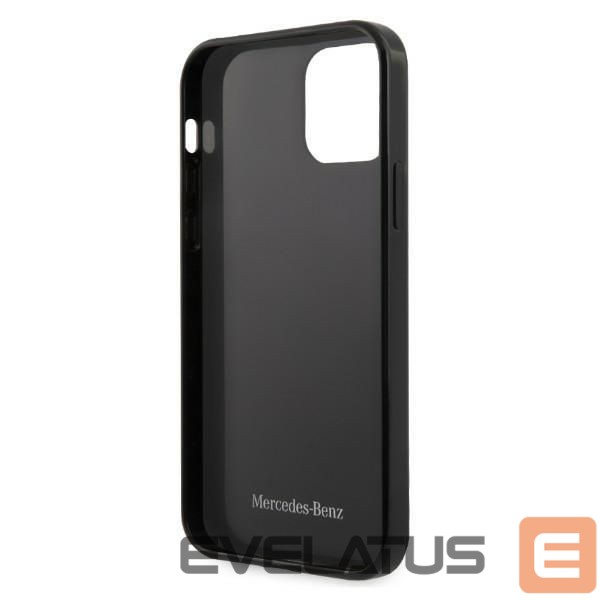 Nugarėlės dėklai Mercedes-Benz Mercedes Silver Stars Pattern Case for iPhone 12 Pro Max - Black