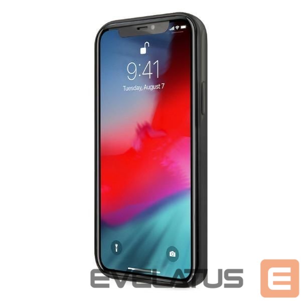 Nugarėlės dėklai Mercedes-Benz Mercedes Silver Stars Pattern Case for iPhone 12 Pro Max - Black