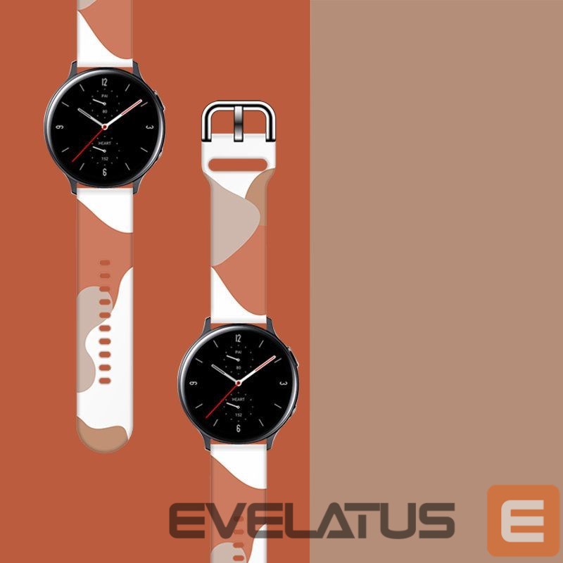 Nugarėlės dėklai Hurtel Beige || White || Orange