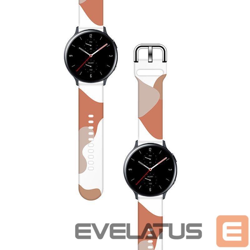 Nugarėlės dėklai Hurtel Beige || White || Orange