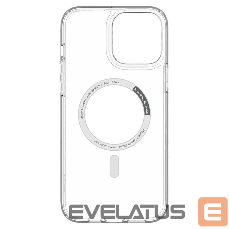 Nugarėlės dėklai Spigen Transparent || White