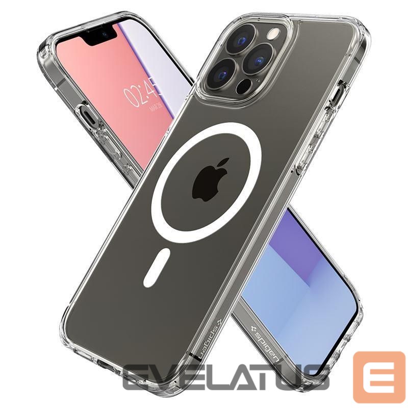 Nugarėlės dėklai Spigen Transparent || White