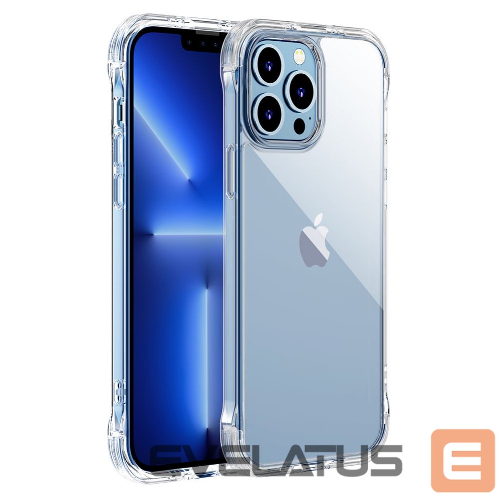 Nugarėlės dėklai Joyroom Joyroom Defender Series case for iPhone 13 Pro Max rugged housing with hooks kickstand transparent (JR-BP956)
