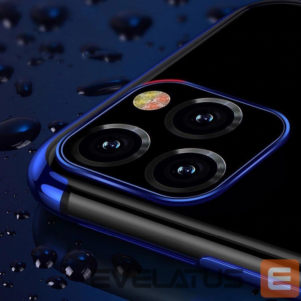 Nugarėlės dėklai Hurtel Blue || Transparent
