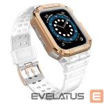 Nugarėlės dėklai Hurtel  Gold || Transparent 