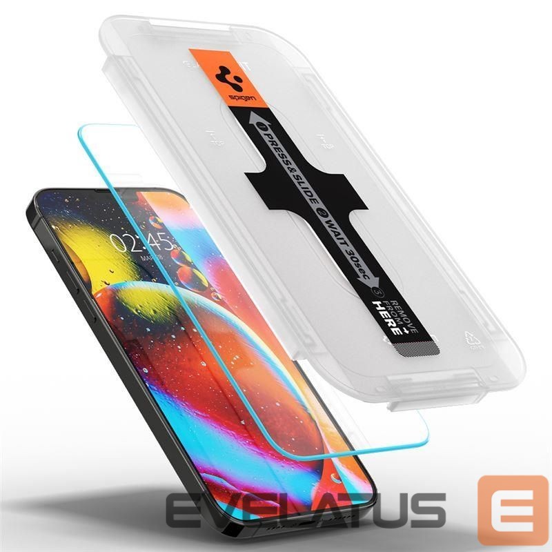 Apsauginiai stiklai Spigen Spigen Glas.tR EZ Fit Privacy Tempered Glass for iPhone 13 Pro Max - 2 pcs.