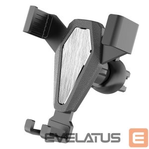 Automatinis laikiklis Hurtel  Gravity smartphone car holder, silver (YC07) 