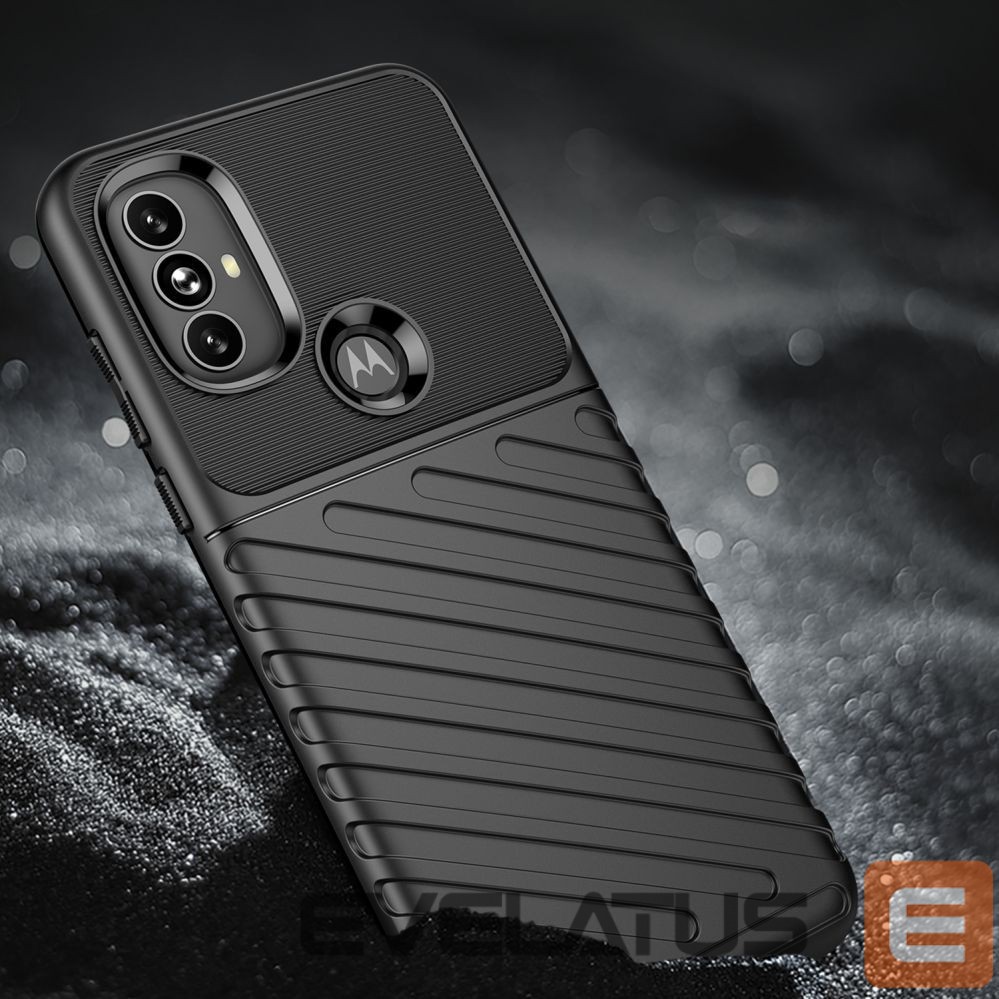 Nugarėlės dėklai Hurtel Thunder Case flexible armored cover for Motorola Moto G Power 2022 black