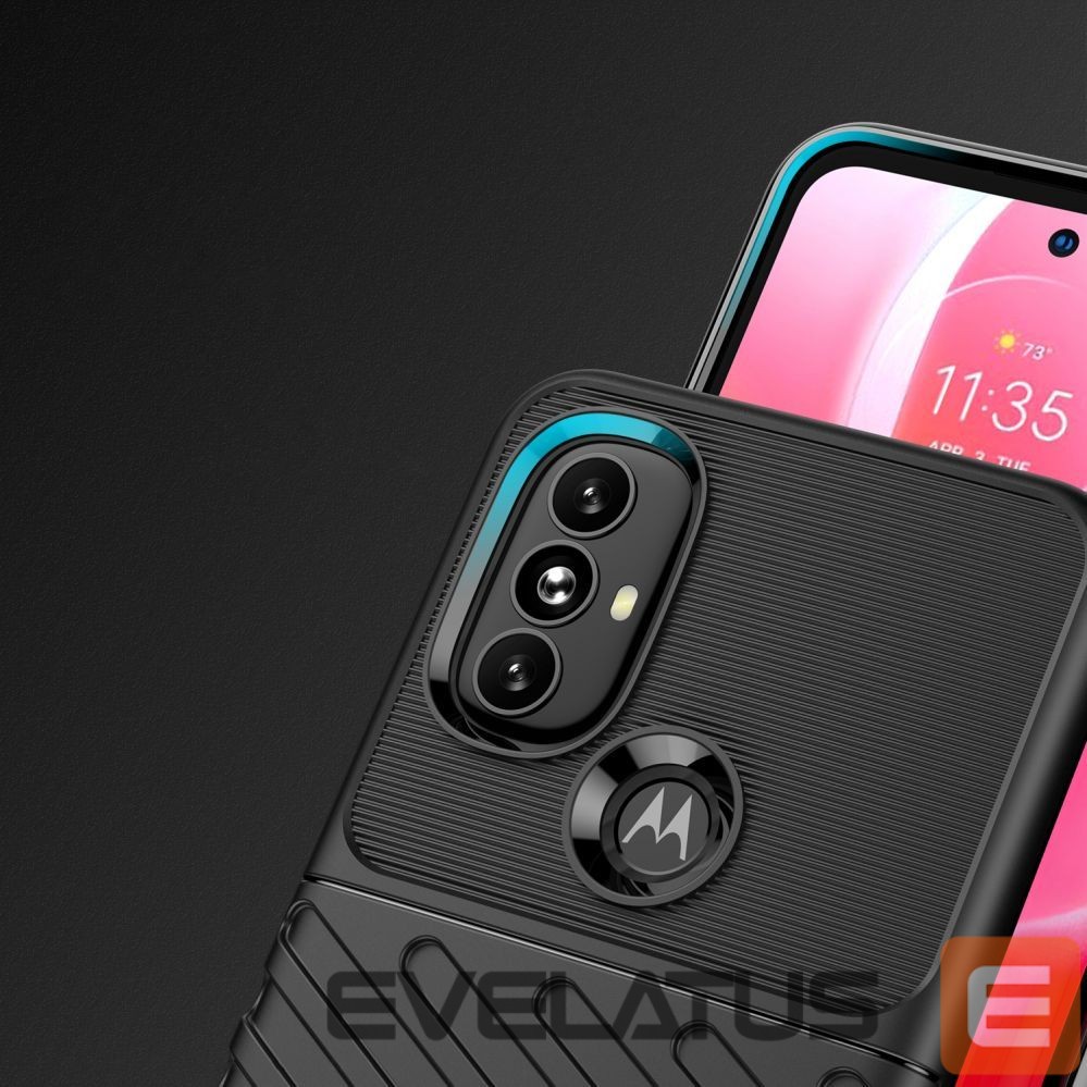 Nugarėlės dėklai Hurtel Thunder Case flexible armored cover for Motorola Moto G Power 2022 black