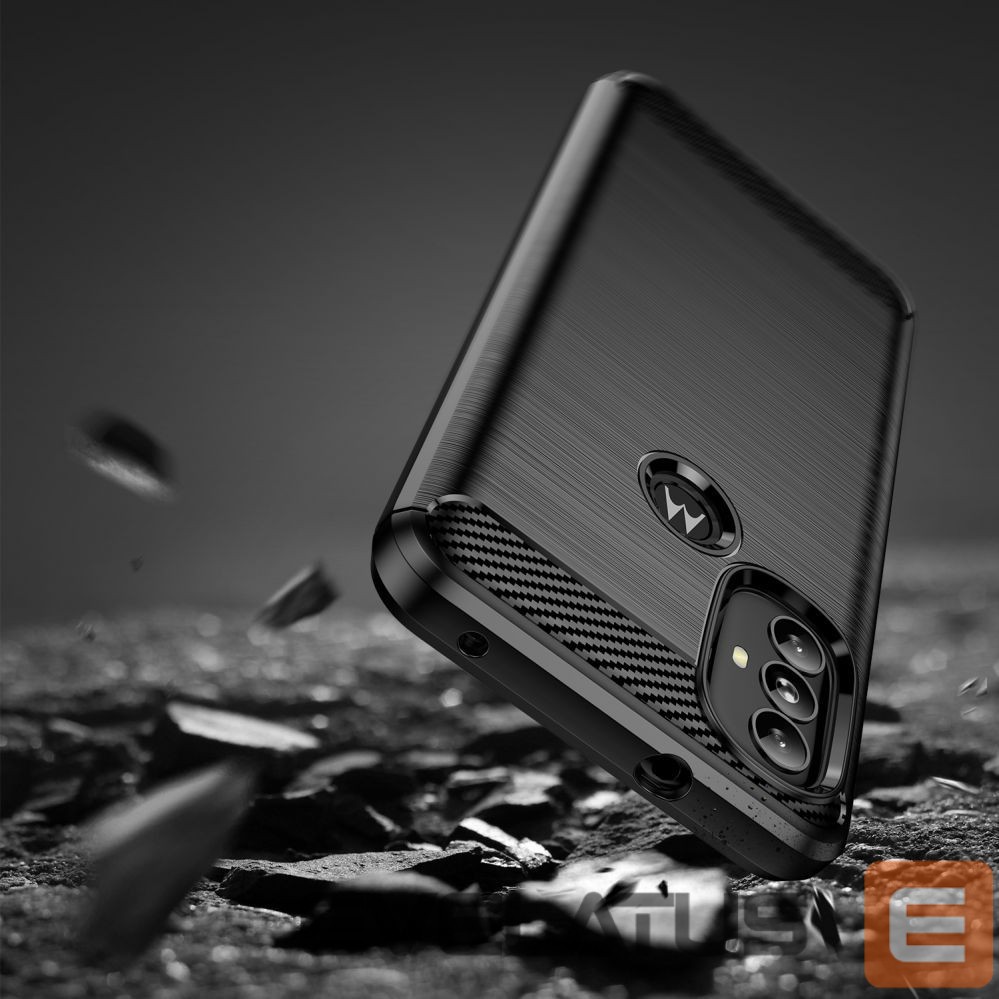 Nugarėlės dėklai Hurtel Carbon Case Flexible case cover Motorola Moto G Power 2022 black