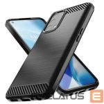 Nugarėlės dėklai Hurtel  Carbon Case Flexible cover for OnePlus Nord N200 5G black 