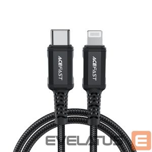 Kabelis Acefast  Acefast C4-01 Lightning - USB-C PD cable 30W 3A 480Mb/s 1.8m - black 