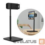 Automatinis laikiklis Acefast  Acefast telescopic phone and tablet holder (135-230mm wide) for the desk 360 ° black (E4 black) 