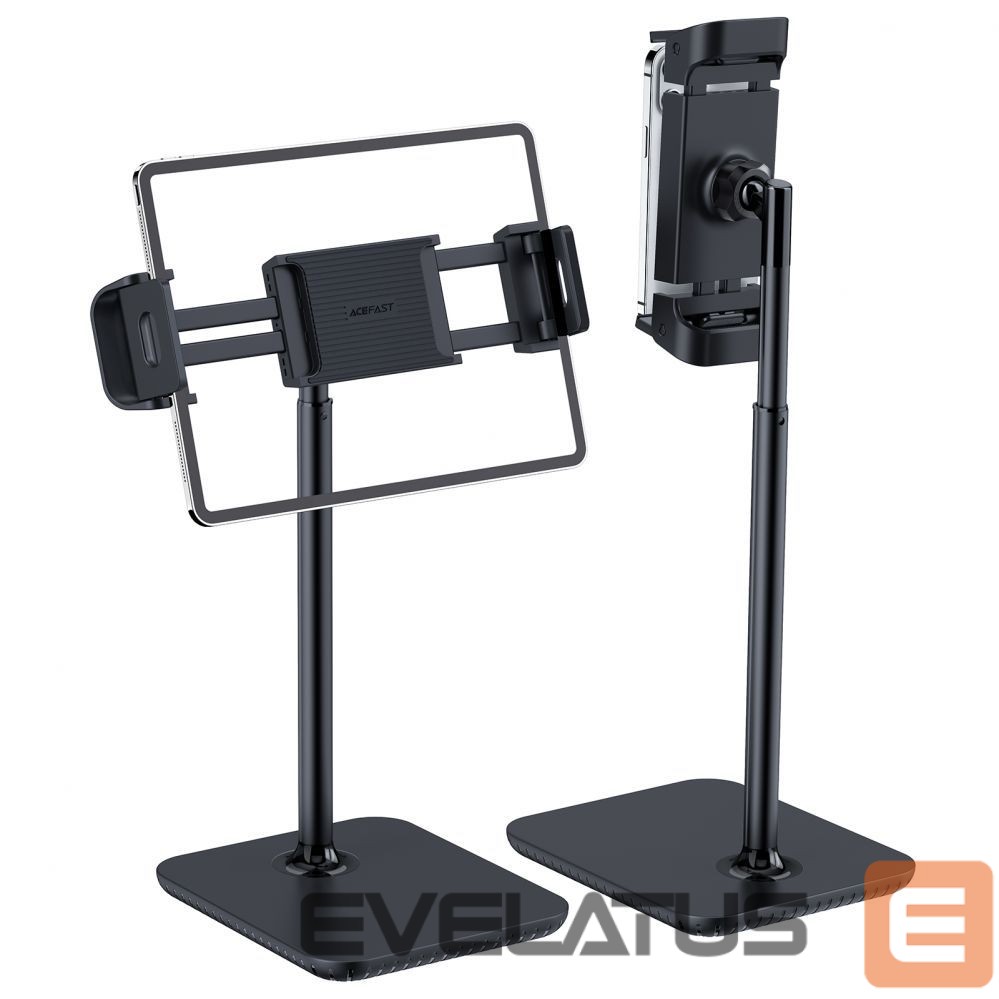 Automatinis laikiklis Acefast Acefast telescopic phone and tablet holder (135-230mm wide) for the desk 360 ° black (E4 black)