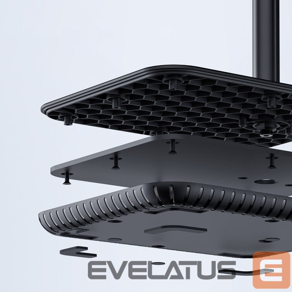 Automatinis laikiklis Acefast Acefast telescopic phone and tablet holder (135-230mm wide) for the desk 360 ° black (E4 black)