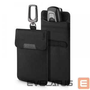 Nugarėlės dėklai Spigen  Anti-theft Spigen Pouch Keyless RFID Signal Blocker - black 