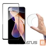 Apsauginiai stiklai Wozinsky - Wozinsky Full Cover Flexi Nano Glass Film Tempered Glass With Frame Xiaomi Redmi Note 11 Pro + / 11 Pro Transparent 