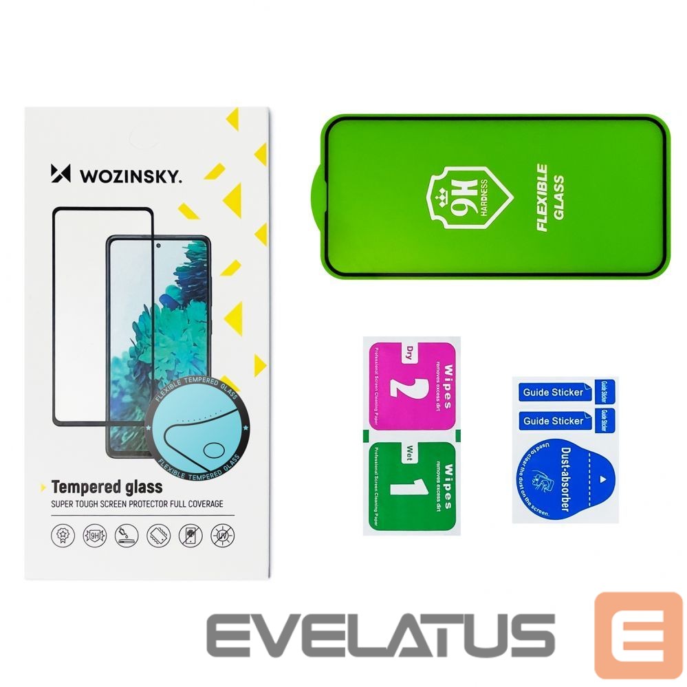 Apsauginiai stiklai Wozinsky - Wozinsky Full Cover Flexi Nano Glass Film Tempered Glass With Frame Xiaomi Redmi Note 11 Pro + / 11 Pro Transparent