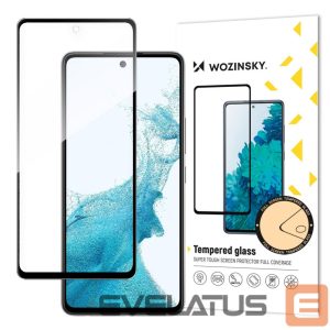 Apsauginiai stiklai Wozinsky  Wozinsky Super Tough Full Glue Tempered Glass Full Screen With Frame Case Friendly Samsung Galaxy A53 5G Black 