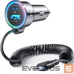 Automobiliniai įkrovikliai Joyroom  USB-A (female) || USB-C (męski) || USB-C (female) 