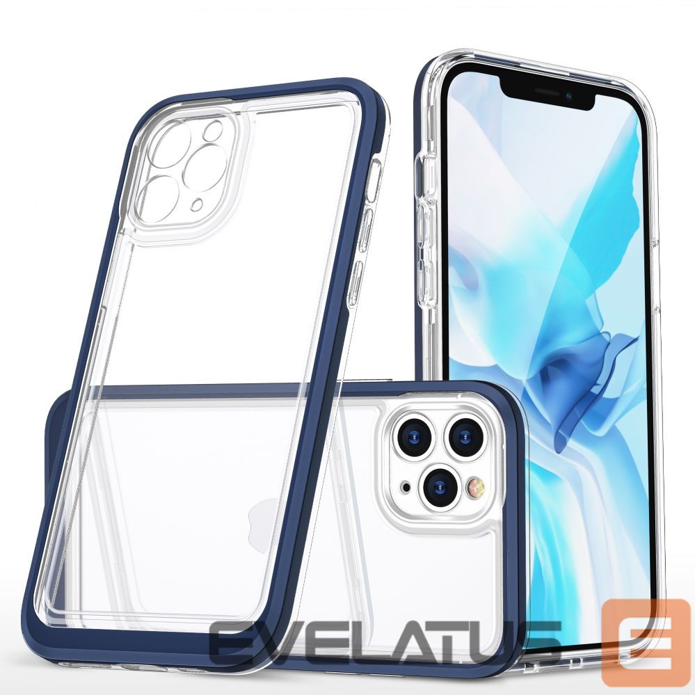 Nugarėlės dėklai Hurtel Blue || Transparent
