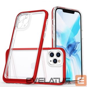 Nugarėlės dėklai Hurtel  Transparent || Red 