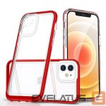 Nugarėlės dėklai Hurtel - Transparent || Red 