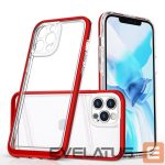 Nugarėlės dėklai Hurtel  Transparent || Red 
