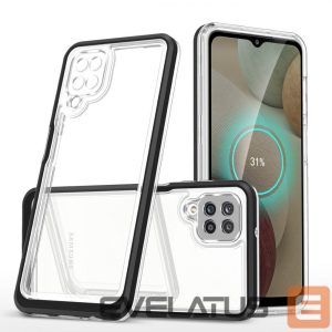 Nugarėlės dėklai Hurtel  Black || Transparent 