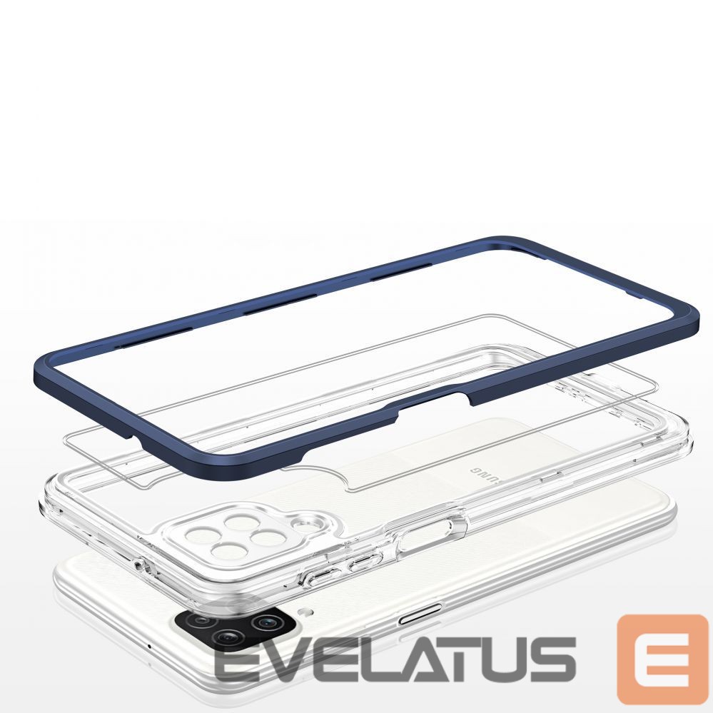Nugarėlės dėklai Hurtel Blue || Transparent