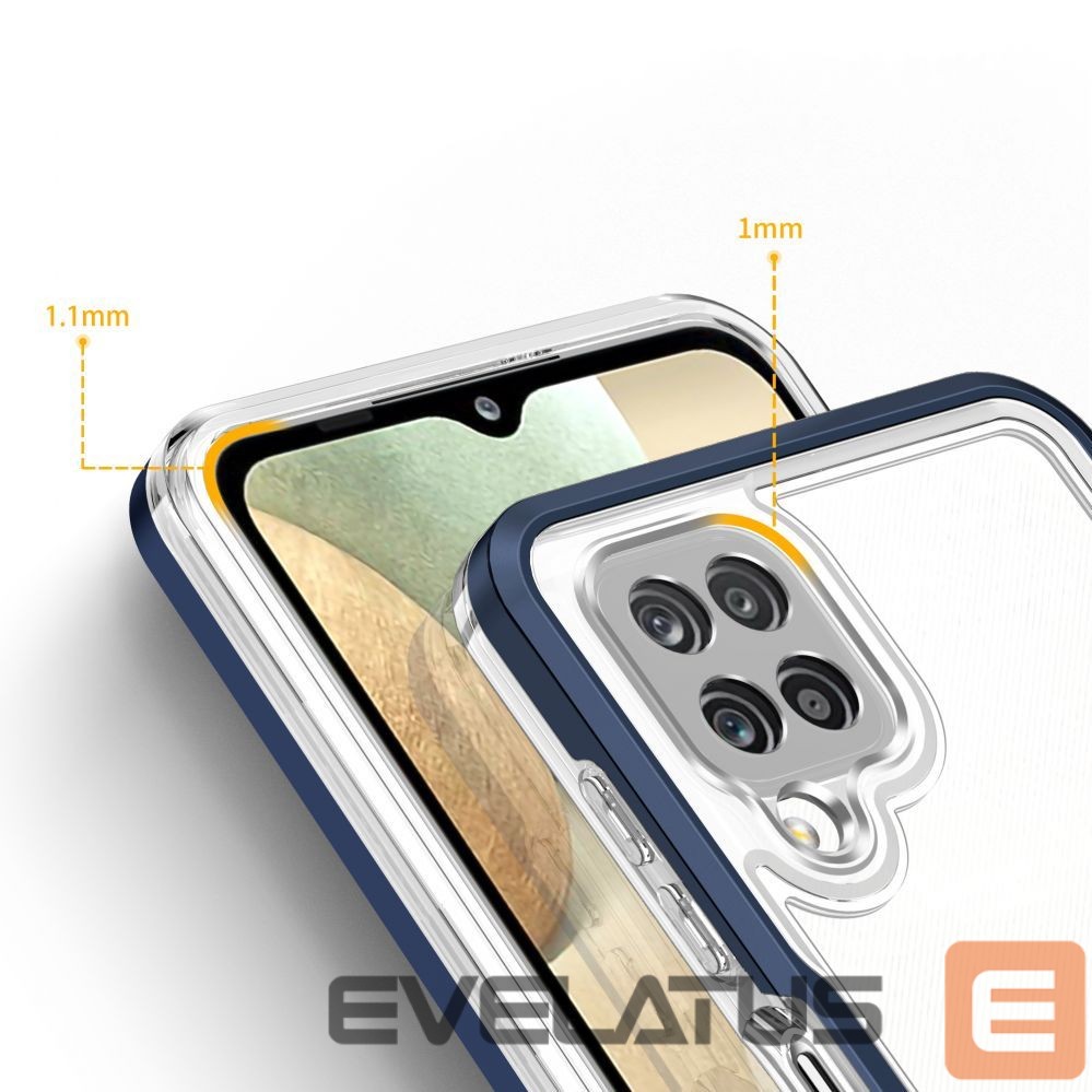 Nugarėlės dėklai Hurtel Blue || Transparent