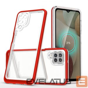 Nugarėlės dėklai Hurtel  Transparent || Red 