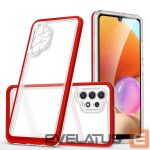 Nugarėlės dėklai Hurtel  Transparent || Red 