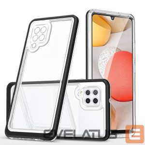 Nugarėlės dėklai Hurtel  Black || Transparent 
