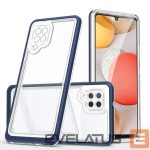Nugarėlės dėklai Hurtel  Blue || Transparent 
