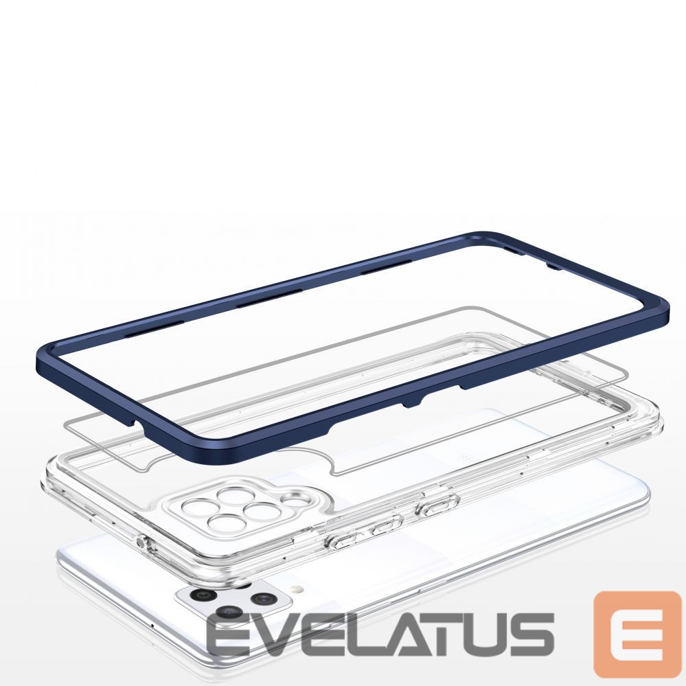 Nugarėlės dėklai Hurtel Blue || Transparent