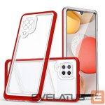 Nugarėlės dėklai Hurtel  Transparent || Red 