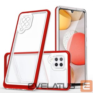 Nugarėlės dėklai Hurtel  Transparent || Red 