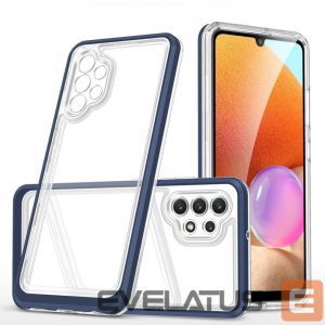 Nugarėlės dėklai Hurtel  Blue || Transparent 