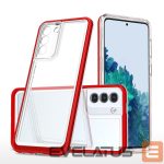 Nugarėlės dėklai Hurtel  Transparent || Red 