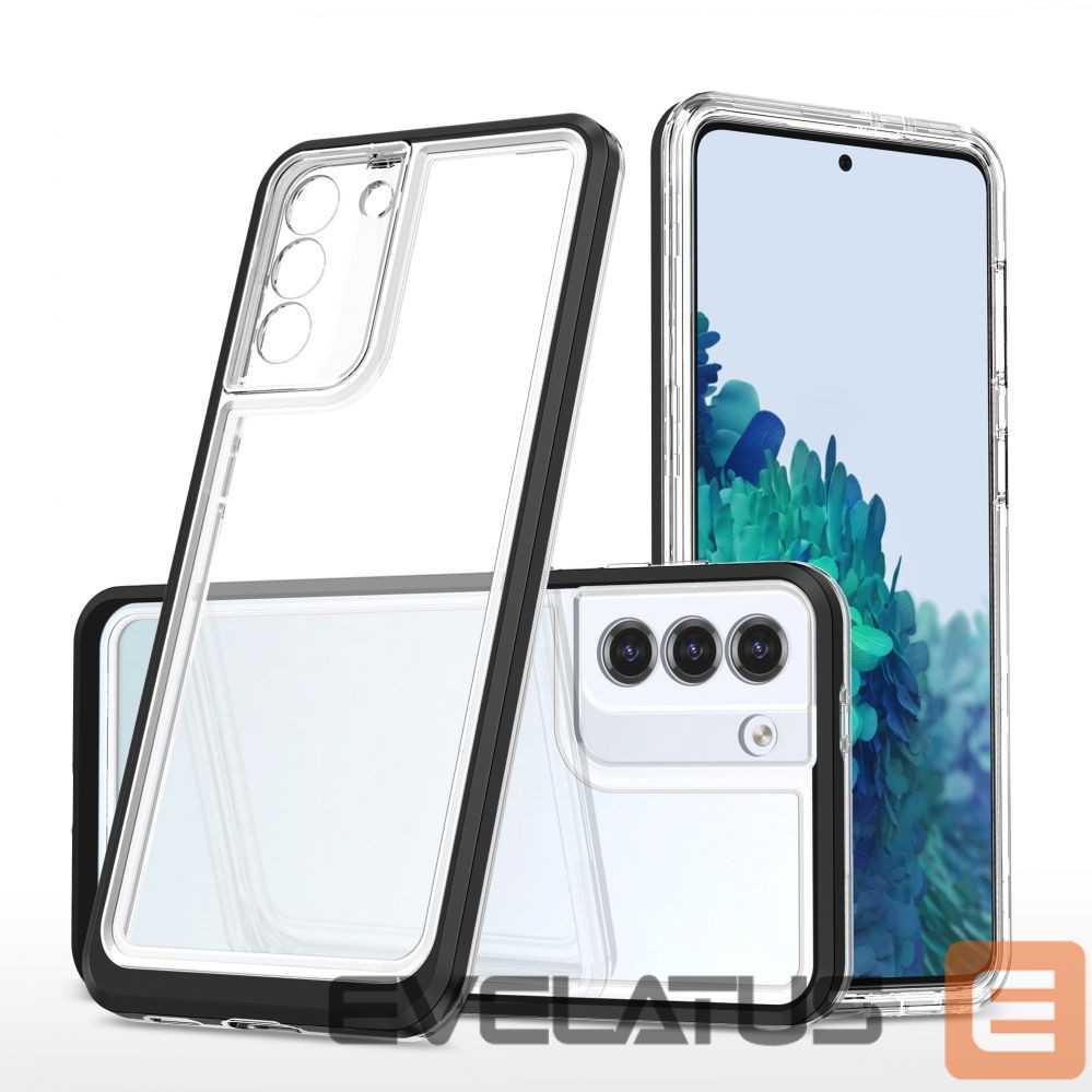 Nugarėlės dėklai Hurtel Black || Transparent
