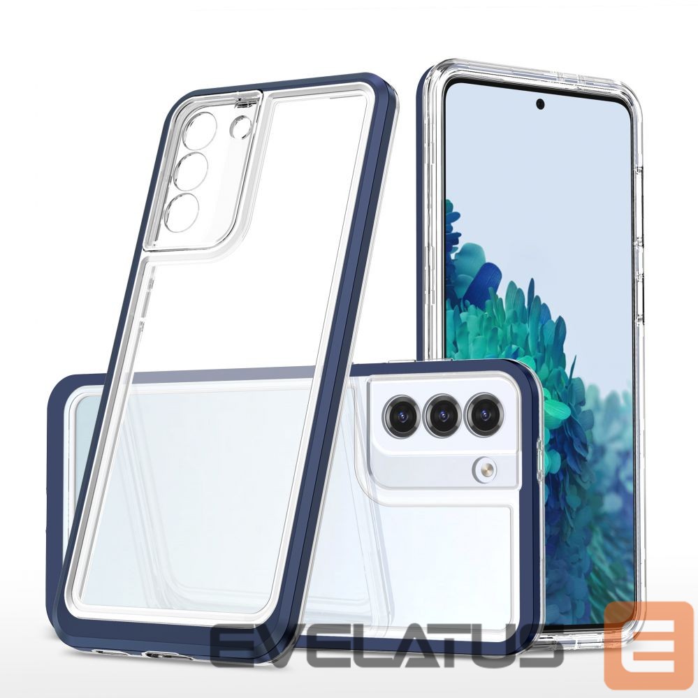 Nugarėlės dėklai Hurtel Blue || Transparent