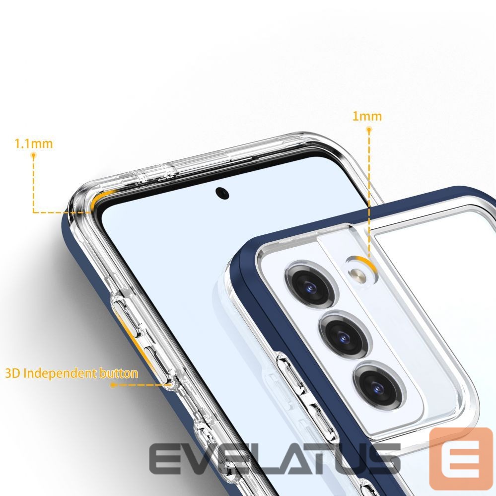 Nugarėlės dėklai Hurtel Blue || Transparent