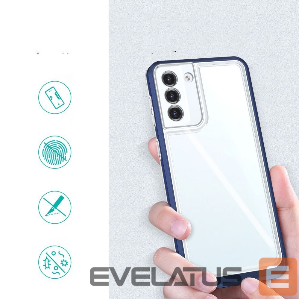 Nugarėlės dėklai Hurtel Blue || Transparent