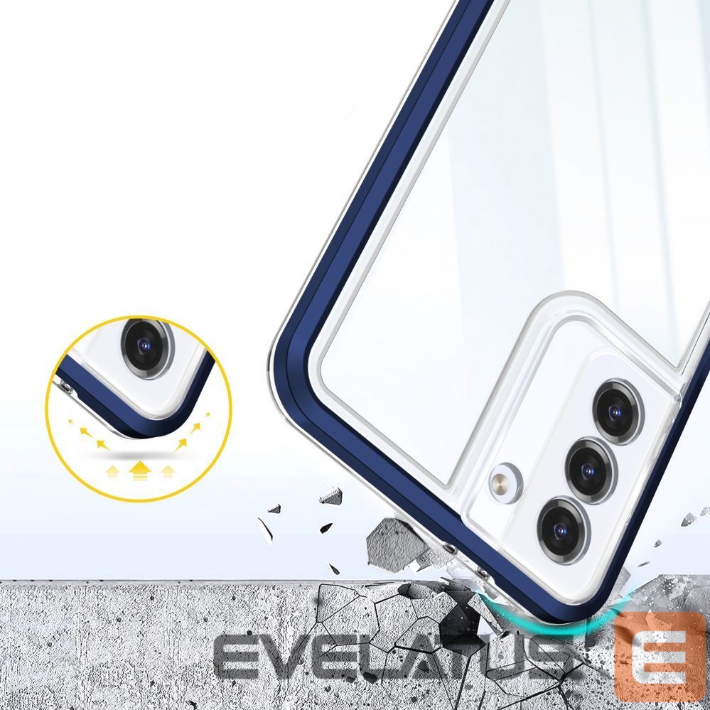 Nugarėlės dėklai Hurtel Blue || Transparent