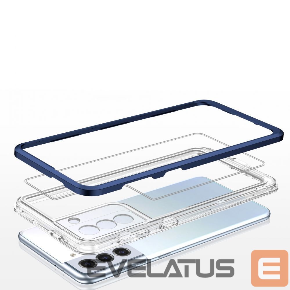 Nugarėlės dėklai Hurtel Blue || Transparent