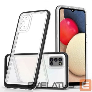 Nugarėlės dėklai Hurtel  Black || Transparent 