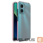 Nugarėlės dėklai Hurtel  Transparent || Pink 