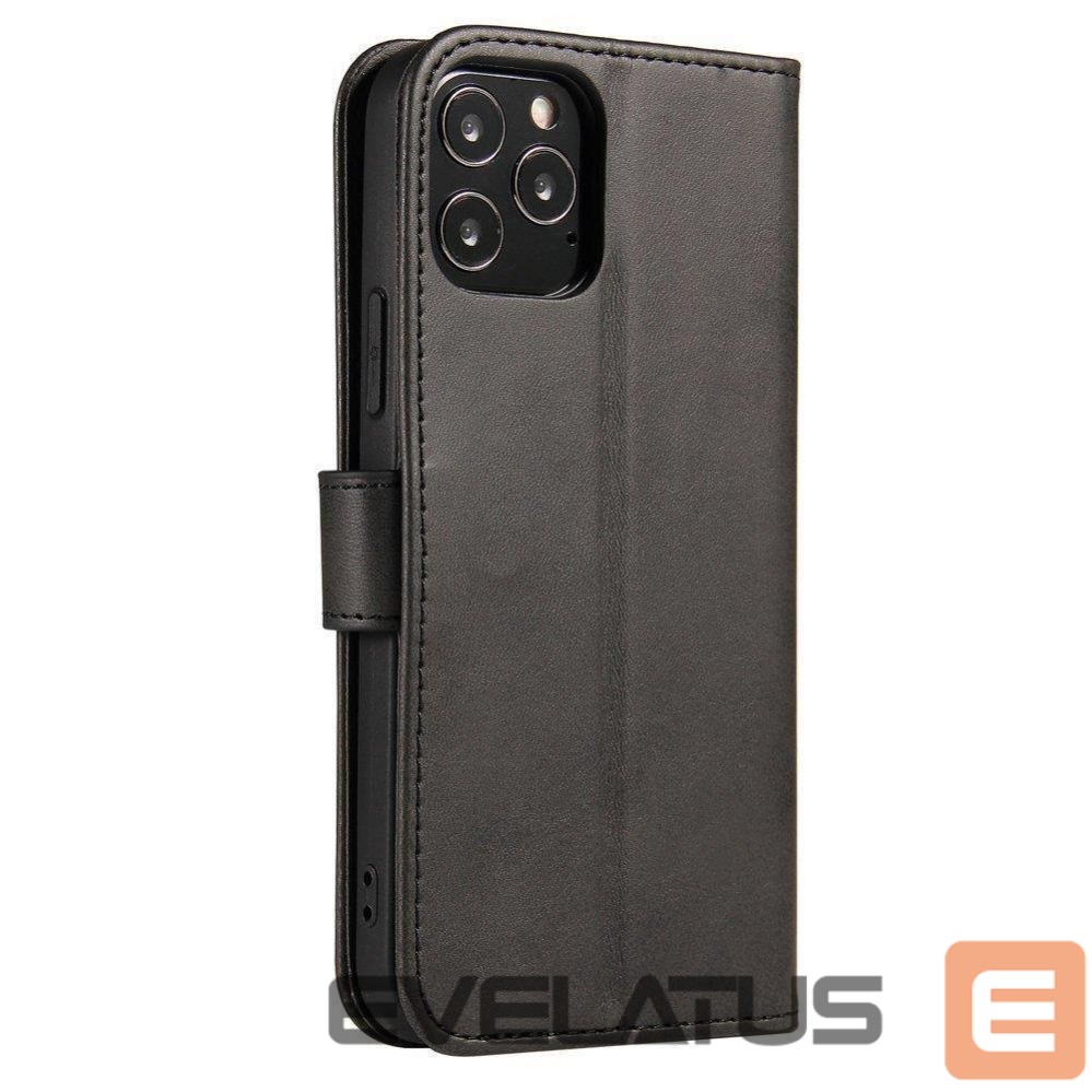 Nugarėlės dėklai Hurtel Magnet Case elegant case case cover with a flap and stand function for Motorola Moto G Power 2022 black