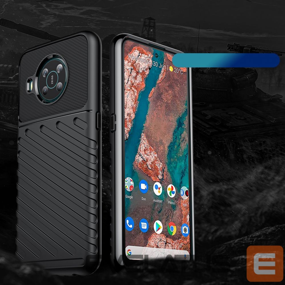 Nugarėlės dėklai Hurtel Thunder Case flexible armored cover for Nokia X100 black